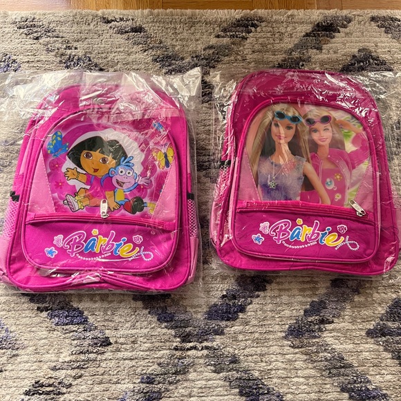 Pink Barbie school bag for toddlers- brand new - Picture 1 of 6